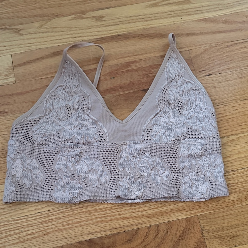 Aura Lace Bralette in Cream